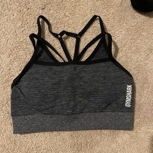 Black Marl gymshark adapt sports bra